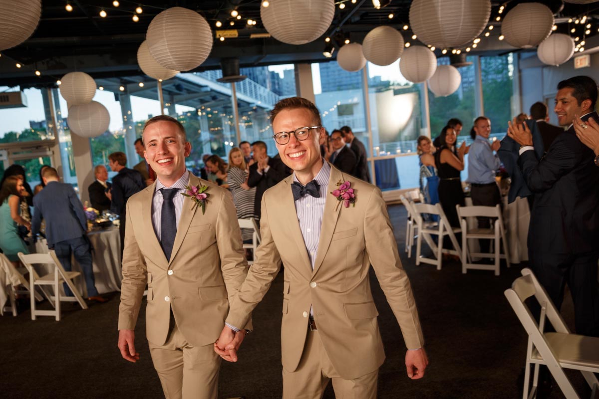 Illinois LGBT Wedding Photography gay wedding at the Peggy Notebaert Nature Museum in Chicago