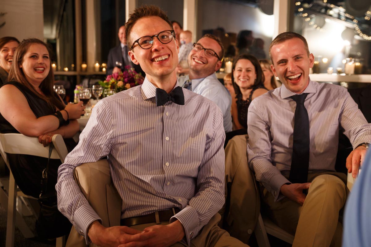 Illinois LGBT Wedding Photography gay wedding reception at the Peggy Notebaert Nature Museum in Chicago