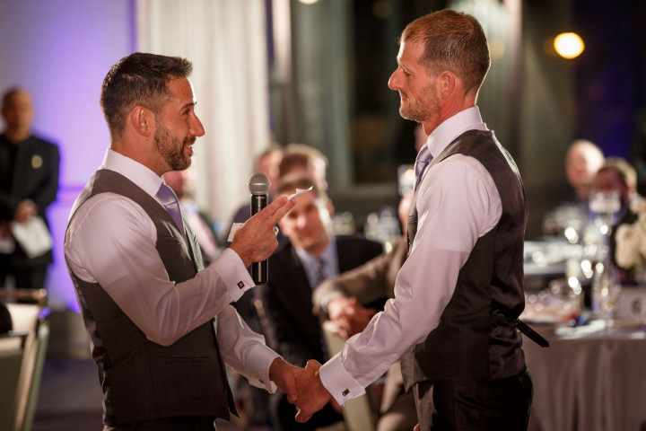 Gay wedding at the Thompson Hotel Chicago