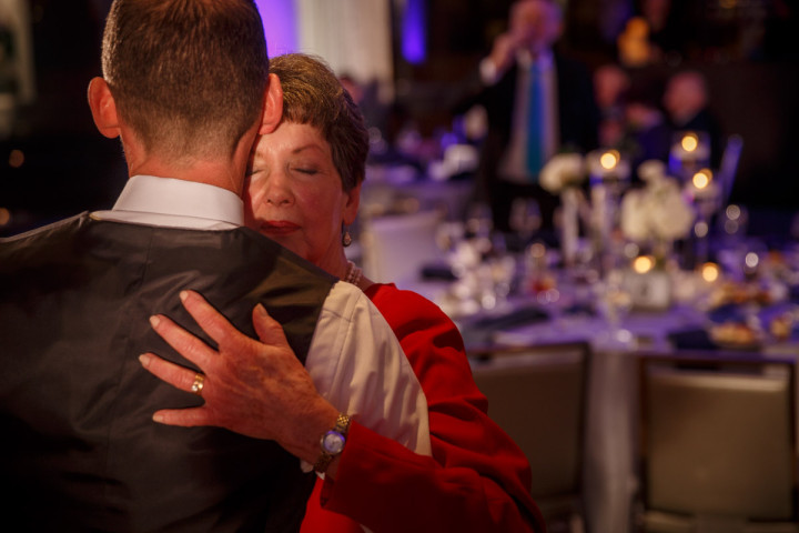 Mother Son dance at a gay wedding at the Thompson Boutique hotel in Chicago