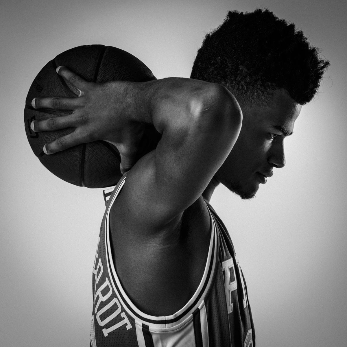 Basketball Portraits at Panini's NBA Rookie Photoshoot