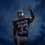 Portrait of Oakland Raiders DeAndre Washington poses for Chicago photographer John Gress