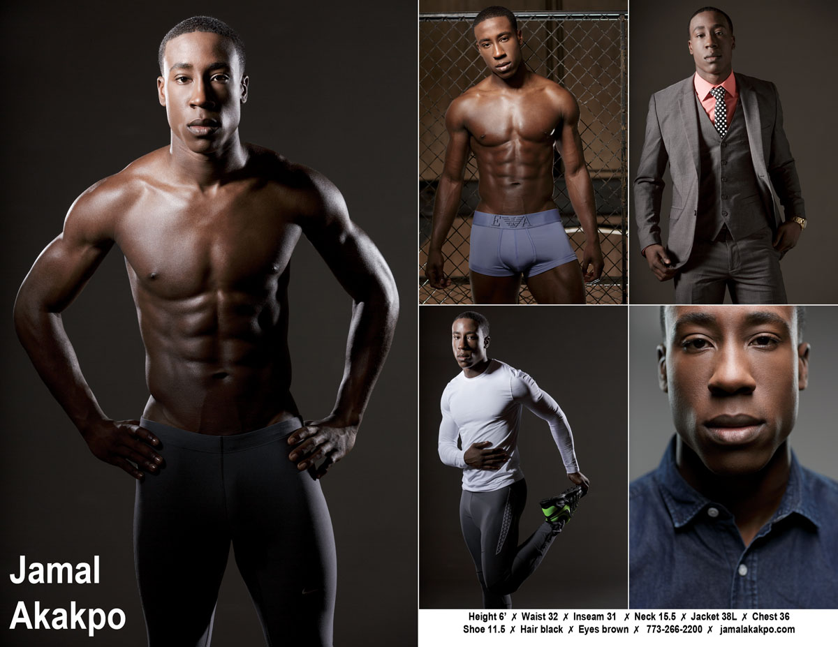 Chicago Fitness Photographer Model compcard