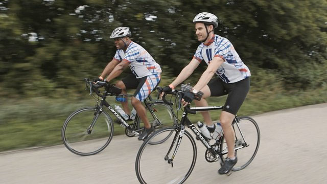 Chicago Documentary Filmmaker captures charity athletes during the RIde for AIDS in Wisconsin