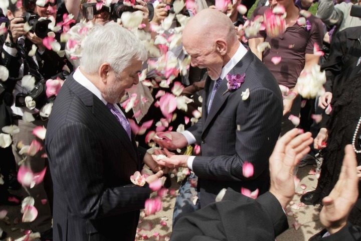 Illinois Same-Sex Wedding Photography: Chicago Gay Wedding Photography flowers