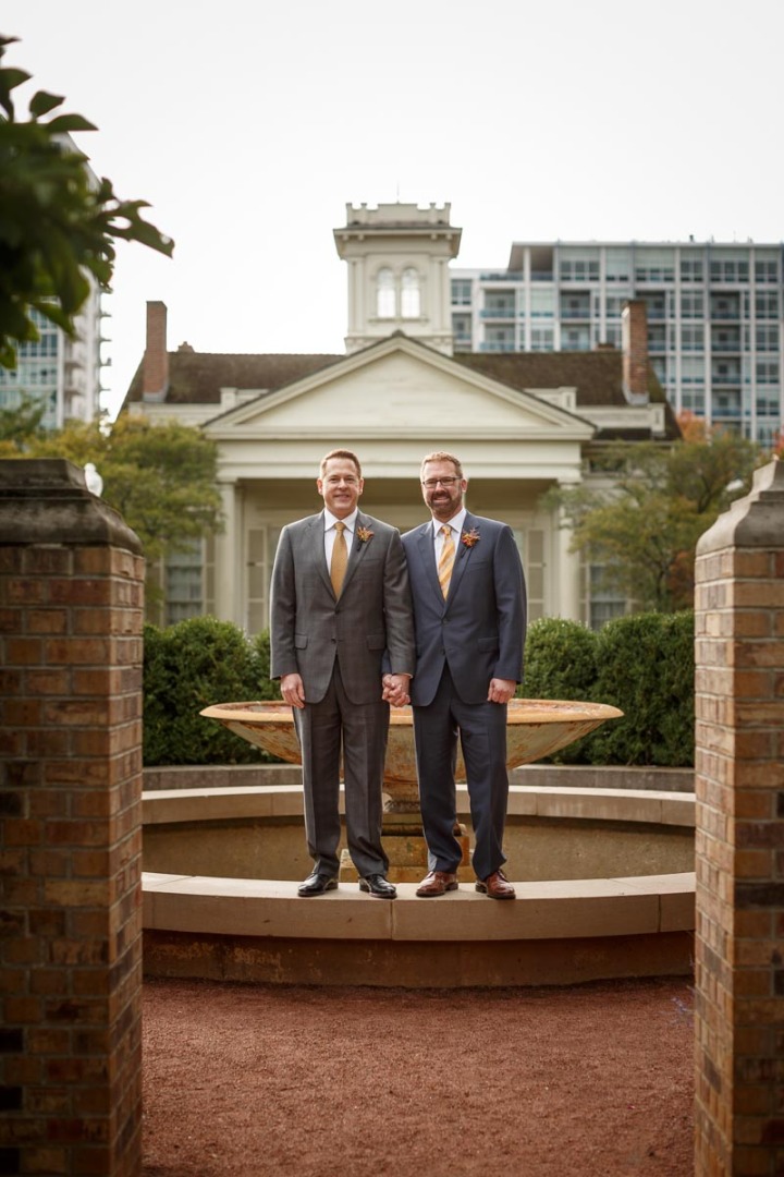 Chicago same-sex wedding photography: David & Lyle