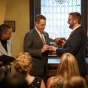 Chicago same-sex wedding photography of gay wedding