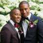 African American Gay wedding portrait Evanston Wedding Photography