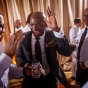 Evanston Gay Wedding photographer african american best man on the dance floor