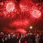 Illinois same-sex wedding photographer catering fireworks
