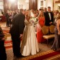 Chicago wedding photographer at union league club giving away the bride
