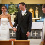 Milwaukee wedding photographer at St. Hedwig Catholic Church