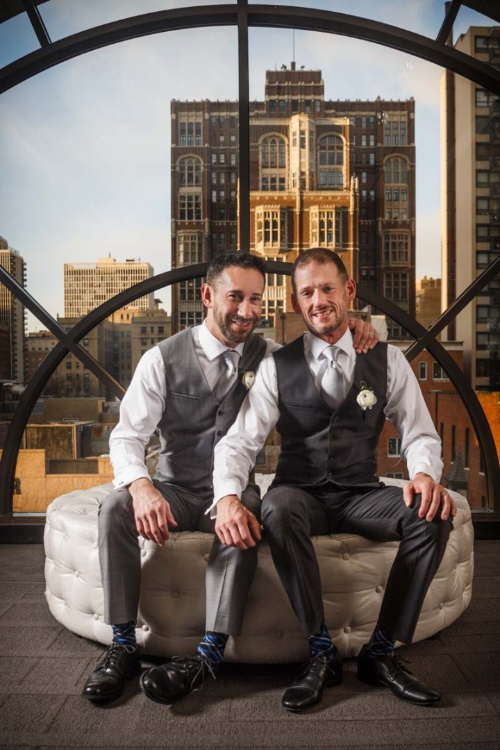 WEDDING PORTRAIT PHOTOGRAPHY BY CHICAGO GAY WEDDING PHOTOJOURNALIST