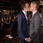 First kiss by Chicago Gay Wedding Photography