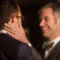Chicago Gay Wedding Photography of ceremony at Salvage One photographer
