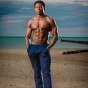 Chicago headshot Photographer portrait photography of fitness models teamable for their compcards at the beach