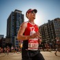 Jude Hansen runs in the Chicago Marathon for the AIDS foundation of Chicago's Team to End AIDS. by photographer John Gress 1/1600 f4.5 ISO 100 24mm