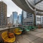 Conference room at WeWork in CHicago's River North Neighborhood patio