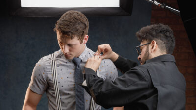 Styling photoshoots for men and males models plus building relationships with stylists