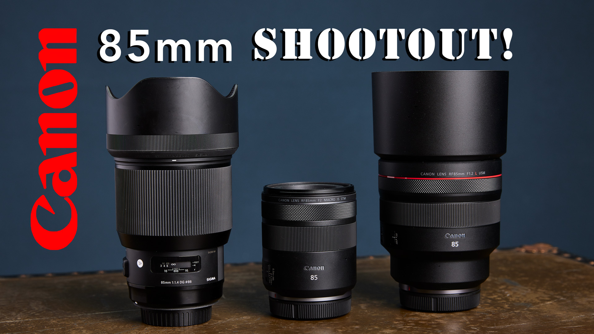 Canon 85mm shootout