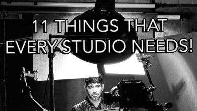 11 Studio must haves, oops I forgot about a clothing rack, steamer and speaker.