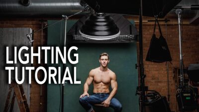 Lighting Handbook Tutorial - Breaking down a three light setup to show off the model's physique