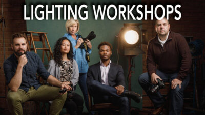I didn’t get to where I am without help; that’s why I want to pass along my knowledge to others. This workshop series is for anyone who wants to take their lighting to the next level.