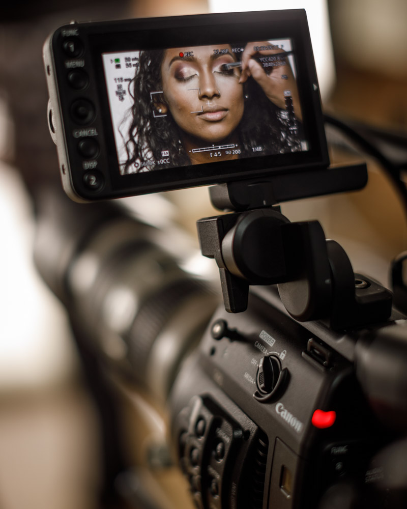 Chicago Beauty Photography and Videography video shoot BTS