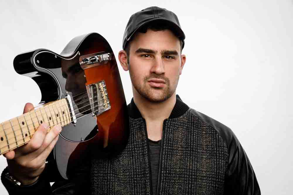 Chicago Guitar Player headshots white background