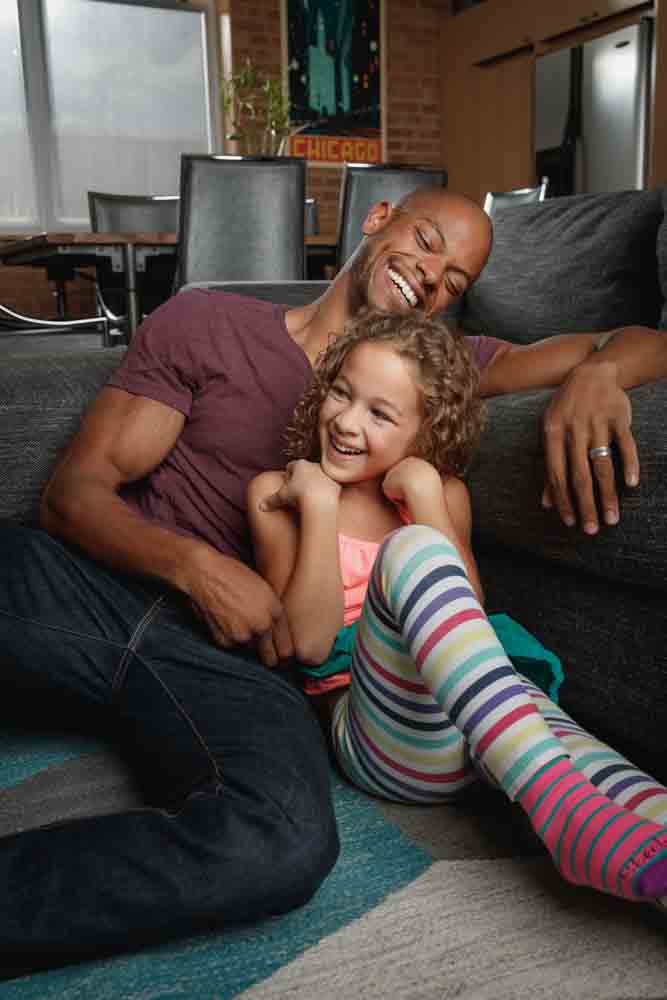 Lifestyle Photography in Chicago father and daughter