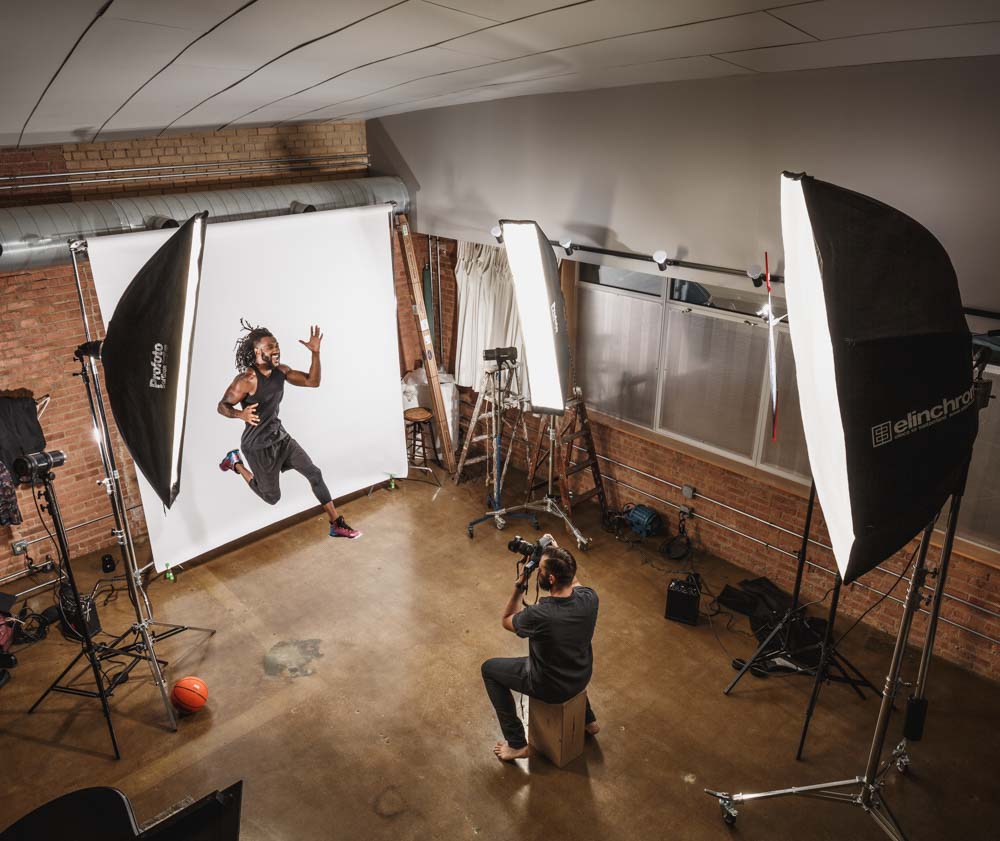 photography studios Chicago fitness model shoot