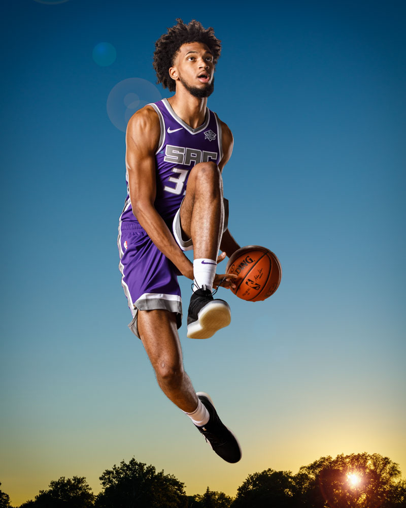 Sports Advertising Photography in Chicago basketball