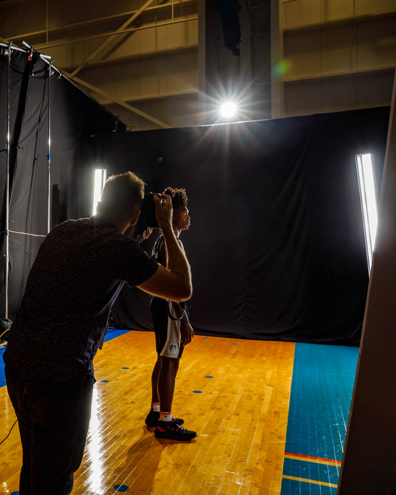 Sports Advertising Photography in Chicago BTS