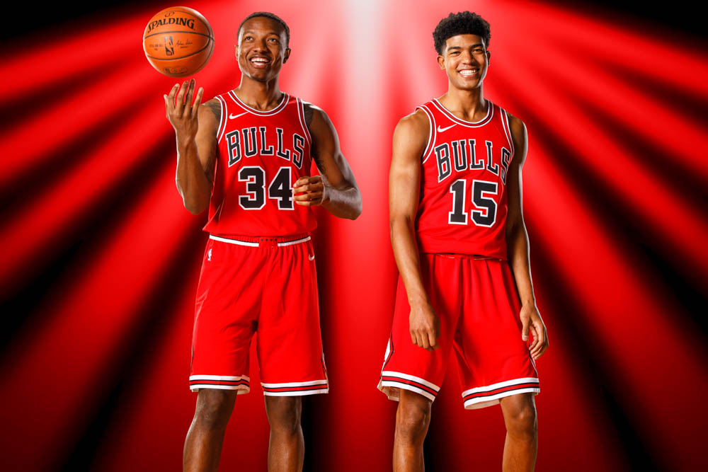 Sports Advertising Photography in Chicago bulls draft