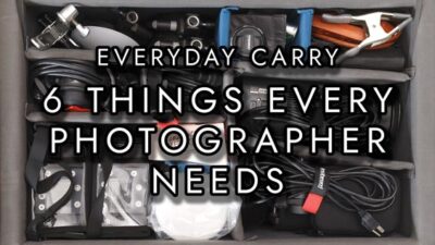 In today's video I share the 6 things every photographer needs in their lighting kit besides lights and modifiers.