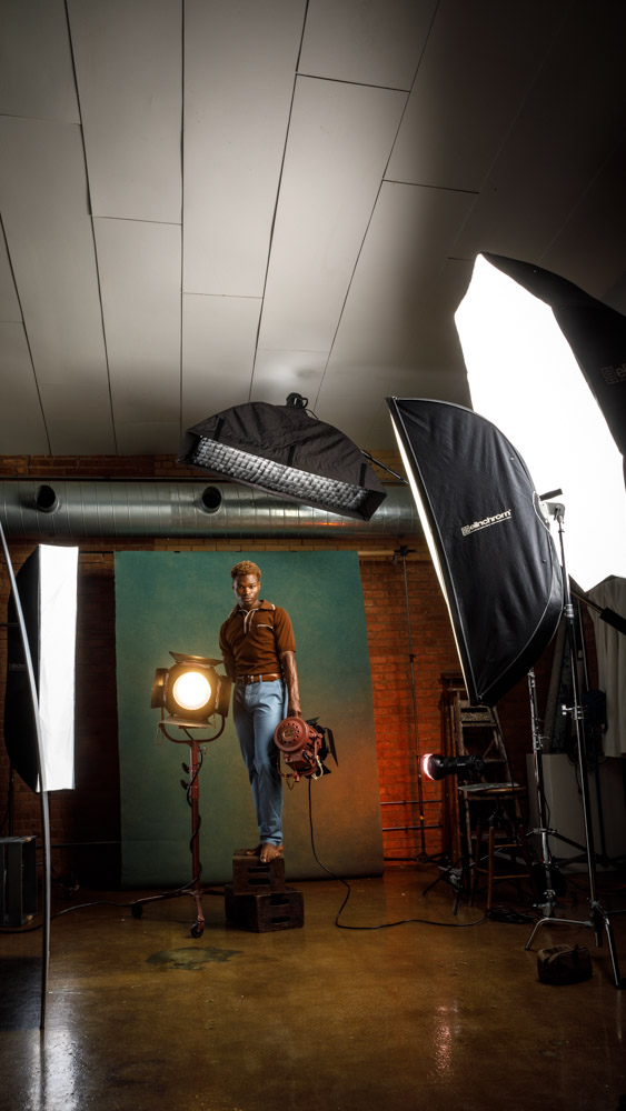 Professional photos in Chicago for Actors behind the scenes