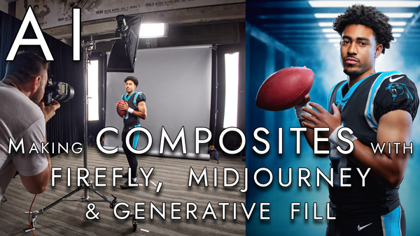 Using AI to Make Composites : Firefly, MidJourney & Generative Fill