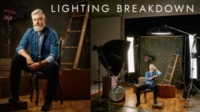 Breaking down this found light painterly portrait with Jeff Brosy