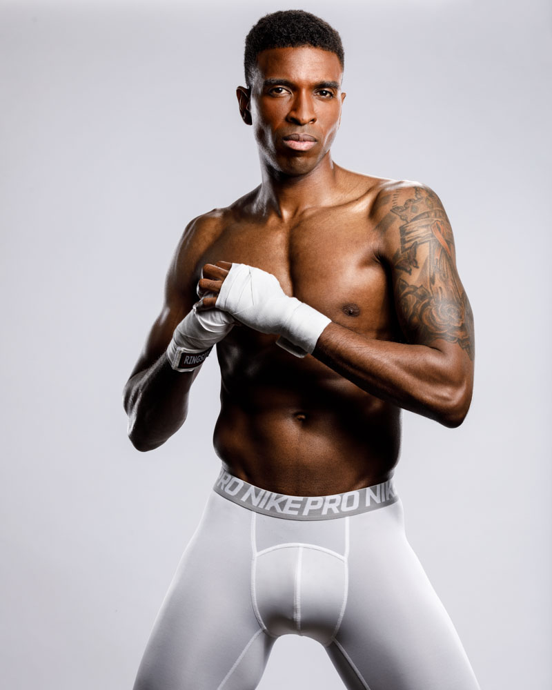 Male Fitness model portfolio boxer
