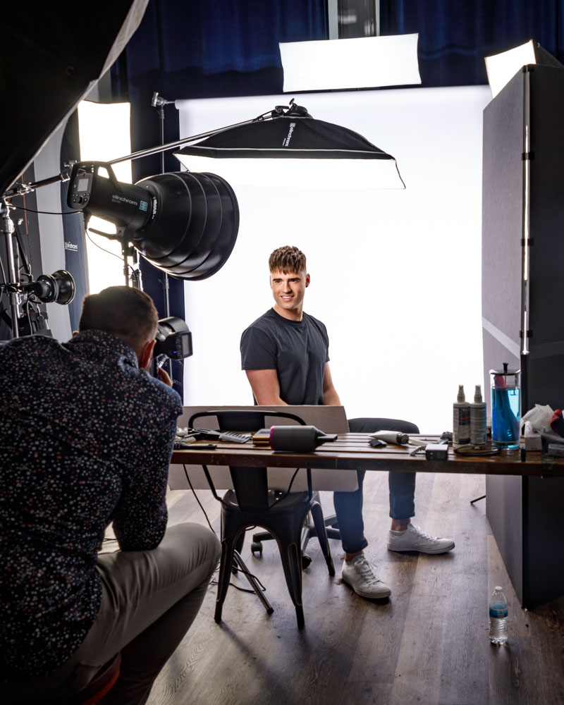 Behind the scenes with John Gress capturing the essence of Wahl’s brand through professional photography