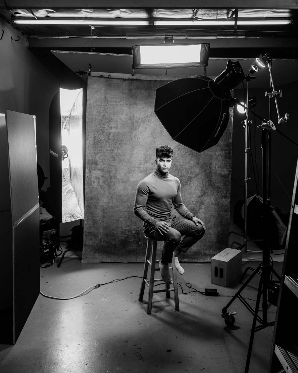 Behind the scenes of a Chicago fashion photoshoot with Muhammed