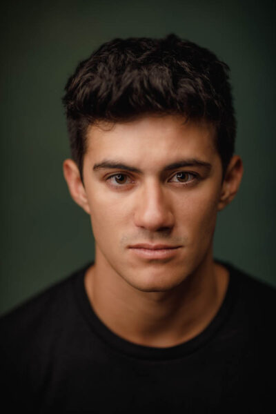 Cinematic headshot Chicago of Kainoa, a college student actor