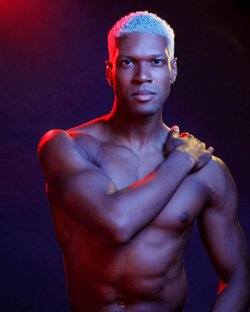 Jaquez lit with dynamic blue and red lighting