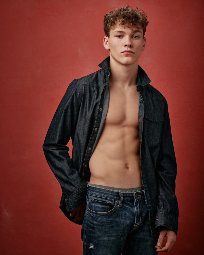 Evan in casual clothing, highlighting his versatility