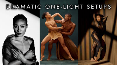 3 Dramatic One-Light Setups for Portrait Photography