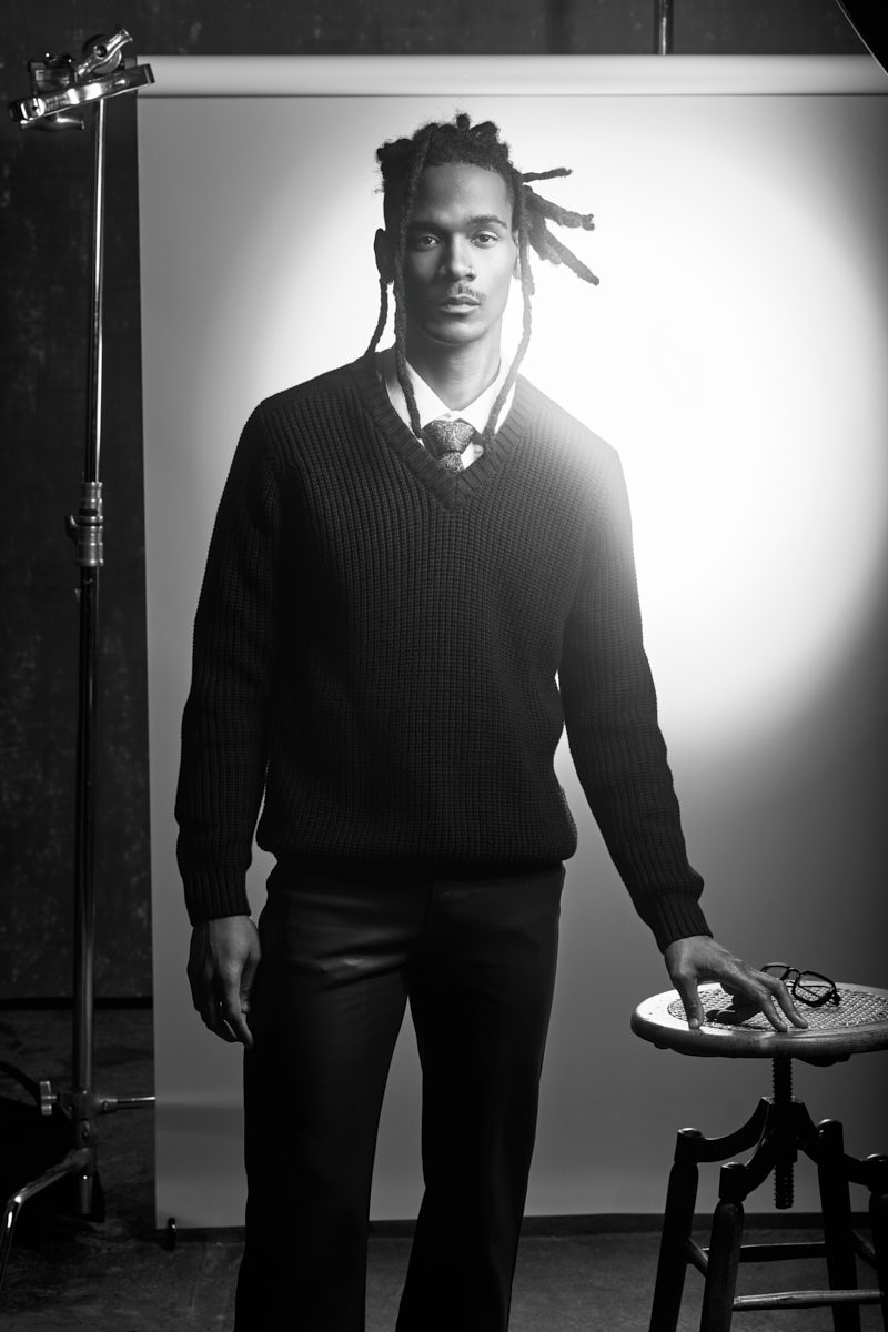 Full length cinematic headshot Chicago editorial influence