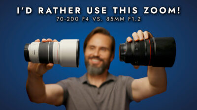 Why I Choose a 70-200mm f/4 Over an 85mm f/1.2