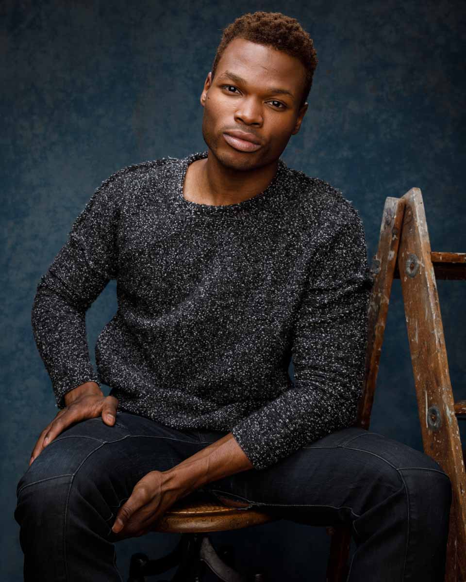 Acting head shots of Chicago Actor Chaz