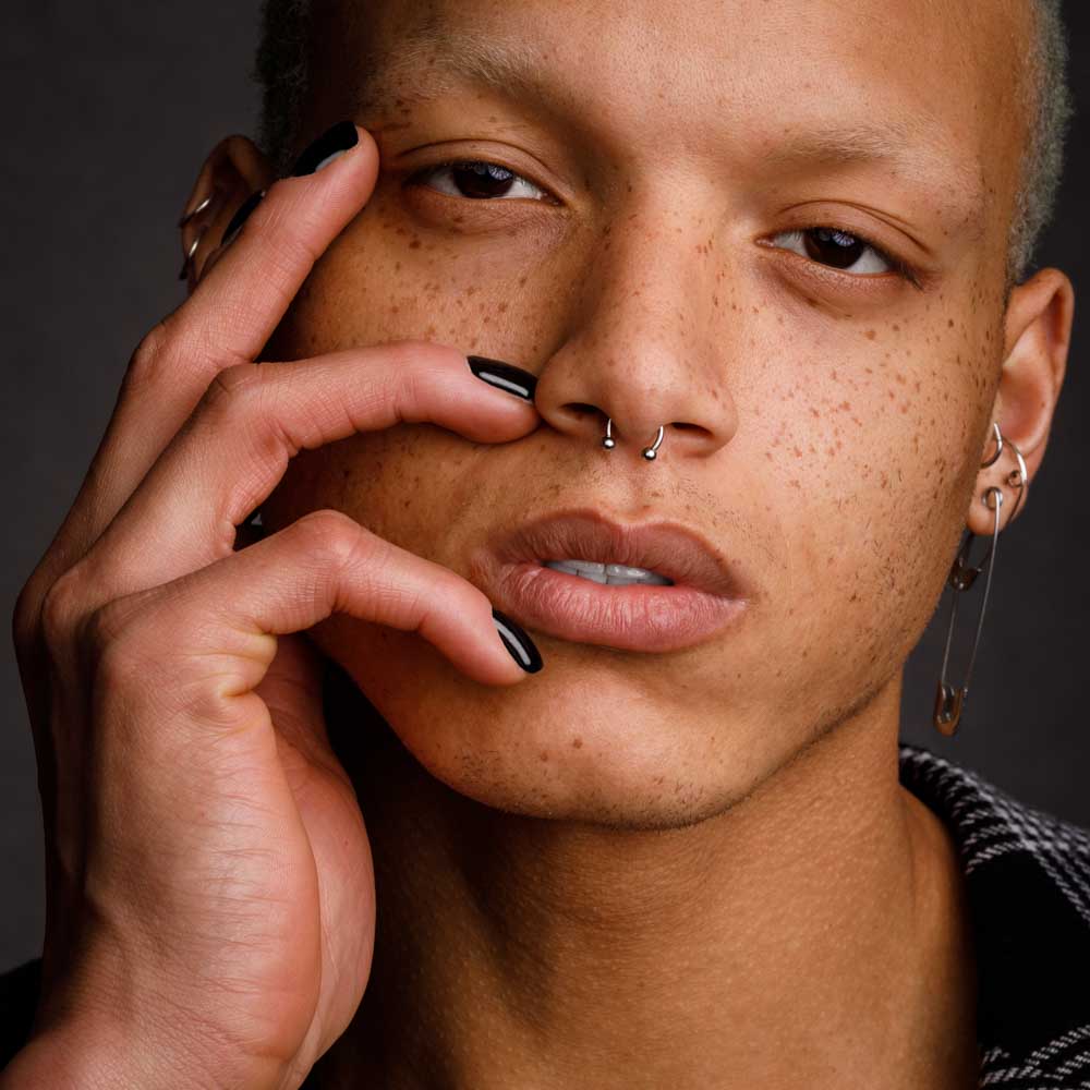 modeling photoshootChicago CHristophen THEY THEM Chicago Photographer