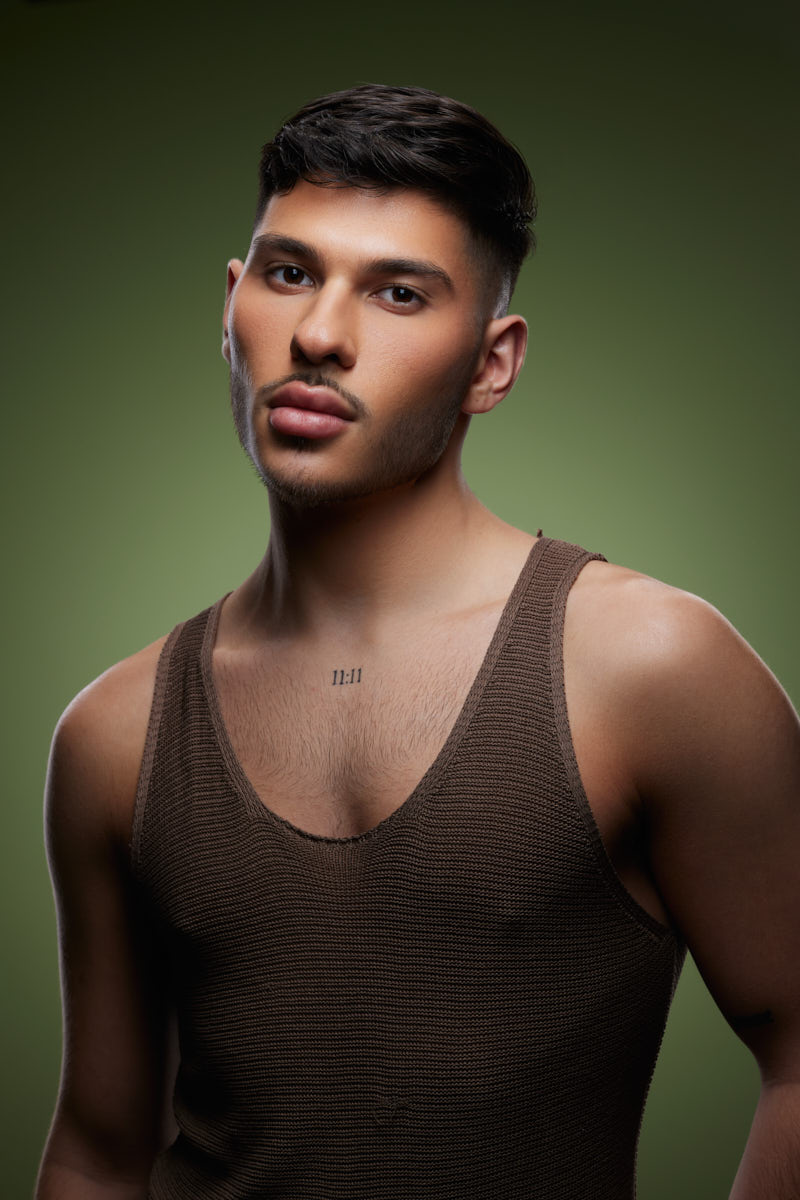 a male model in Chicago